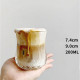 Termo sklenice na Caffe latté - zdobené 2 ks, 200 ml