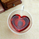 Termo sklenice na kávu - ve tvaru srdce 6 ks, 240 ml