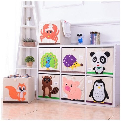 Úložný box na hračky - motív bobor 33 cm