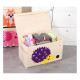 Úložný box na hračky - motiv ježek, 61,80 cm
