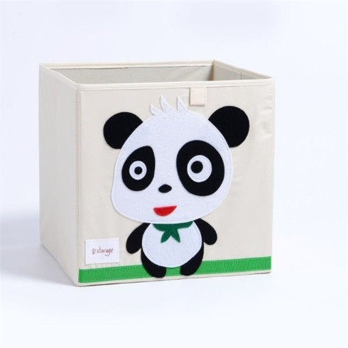 Úložný box na hračky - motiv panda 33 cm
