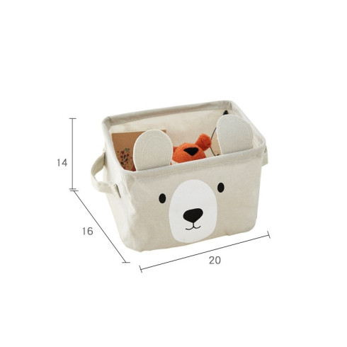 Úložný kôš na hračky, 18 cm - modrý