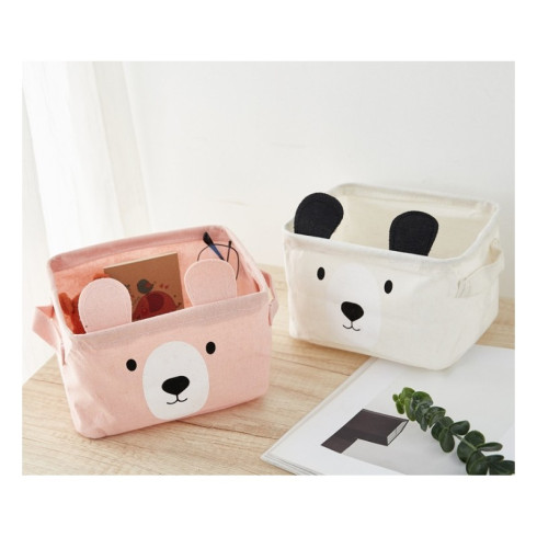 Úložný kôš na hračky, 18 cm - modrý