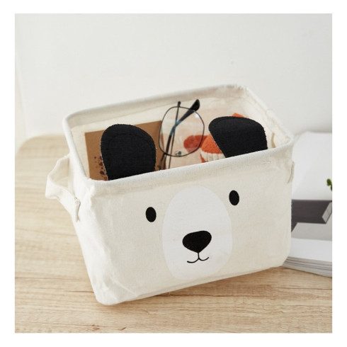 Úložný kôš na hračky, 18 cm - ružový