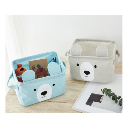 Úložný koš na hračky, 20 cm - béžový