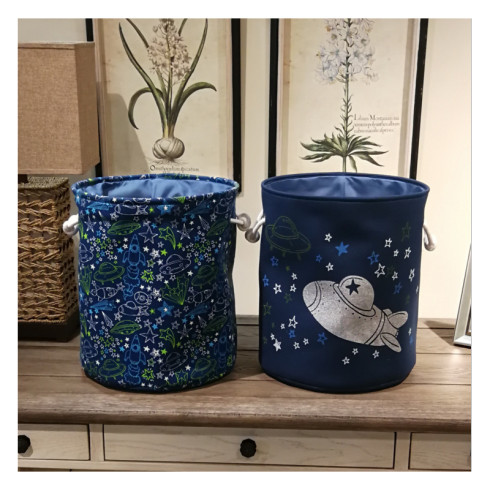 Úložný kôš na hračky - vesmír 35 cm