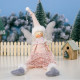 Vianočná dekorácia anjel 38cm - ružový