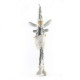 Vianočná dekorácia anjel 50cm - strieborný
