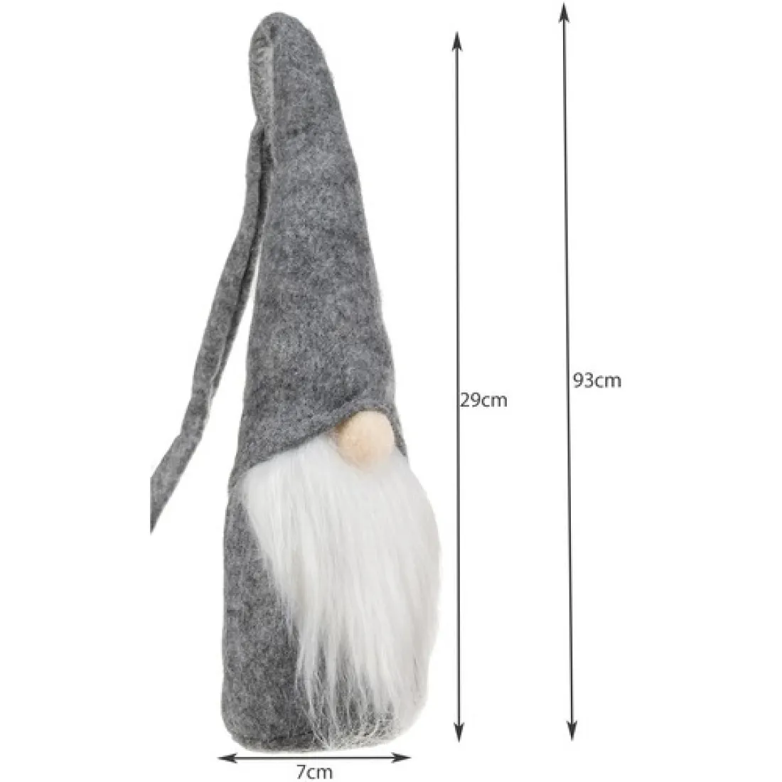 Vánoční dekorace skřítek 29cm - set 2ks