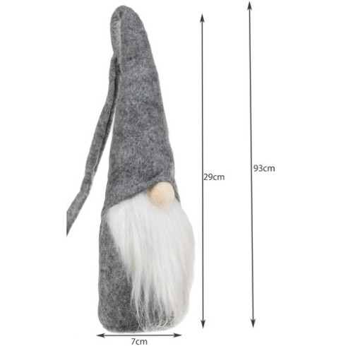 Vianočná dekorácia škriatok 29cm - set 2ks