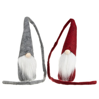 Vánoční dekorace skřítek 29cm - set 2ks