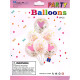 Balóny pro holčičku babyshower s konfetami 6 ks růžové