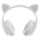 Bezdrátová sluchátka Cat s tlapkou - bílá