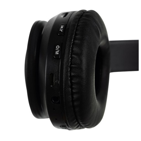 Bezdrôtové slúchadlá Cat s labkou - čierne