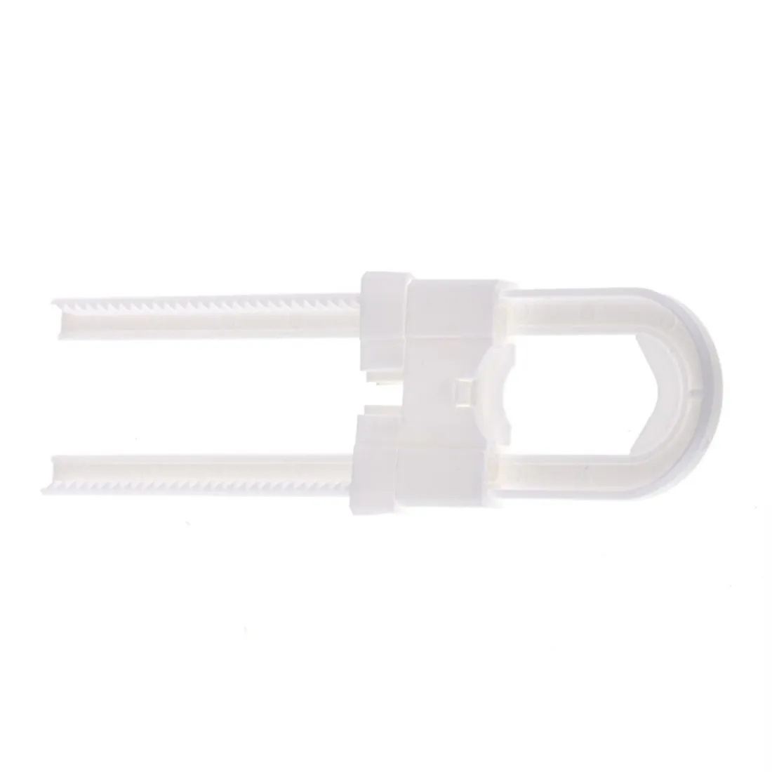 Dětský bezpečnostní zámek na nábytek 18x4cm, bílý