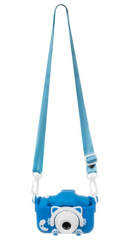 Dětský digitální fotoaparát kočka 16GB - modrý