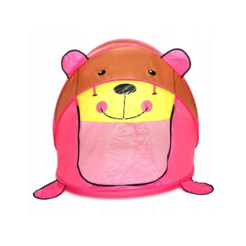 Detský samorozkládací stan Myška, ružový 