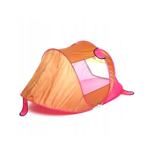 Detský samorozkládací stan Myška, ružový 