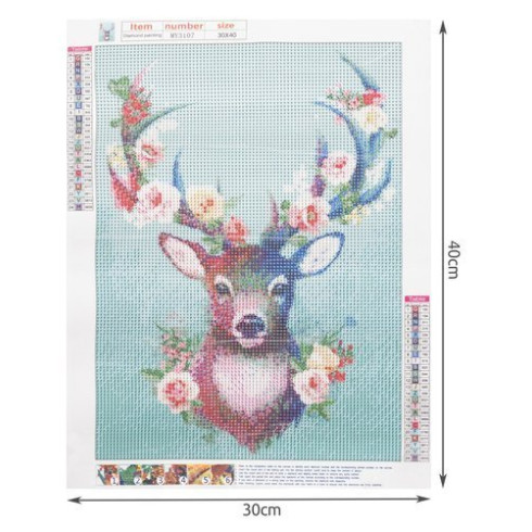 Diamantové maľovanie - mozaika jeleň