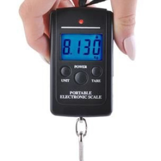 Digitální závěsná váha do 40kg s přesností 10g