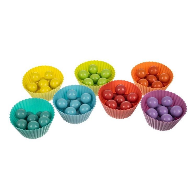 Dřevěné edukační počítadlo s čísly, rybkami a kuličkami