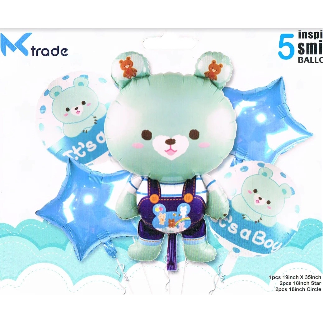 Fóliové balóniky - Medvedík "IT'S A BOY"