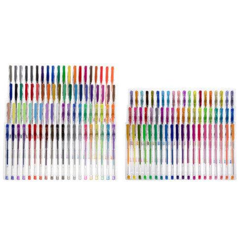 Gélové perá -  sada XXL 140 ks