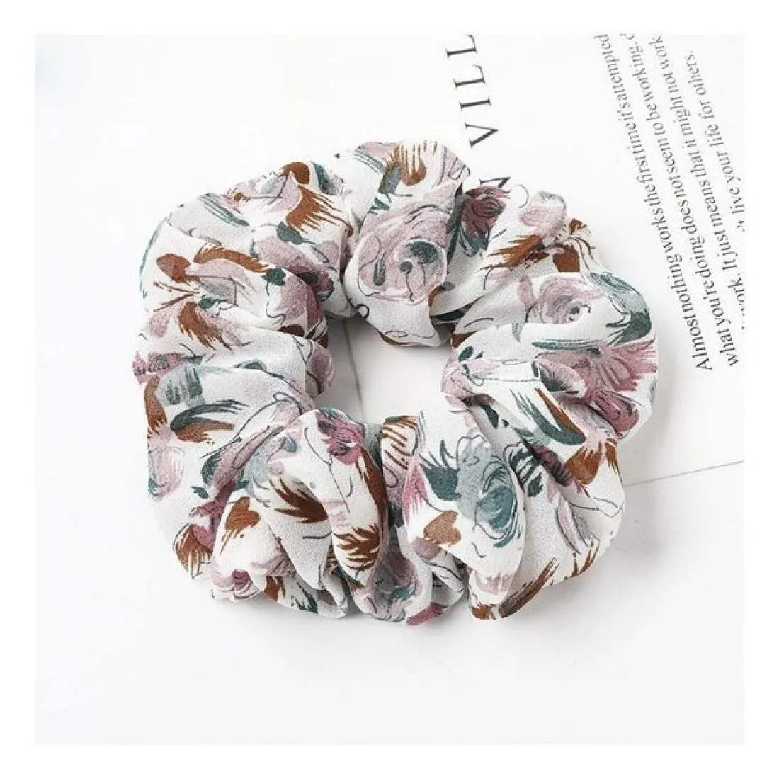 Gumička do vlasov - biela