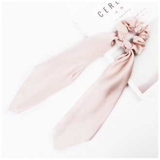 Gumička do vlasov - ružová dlhá