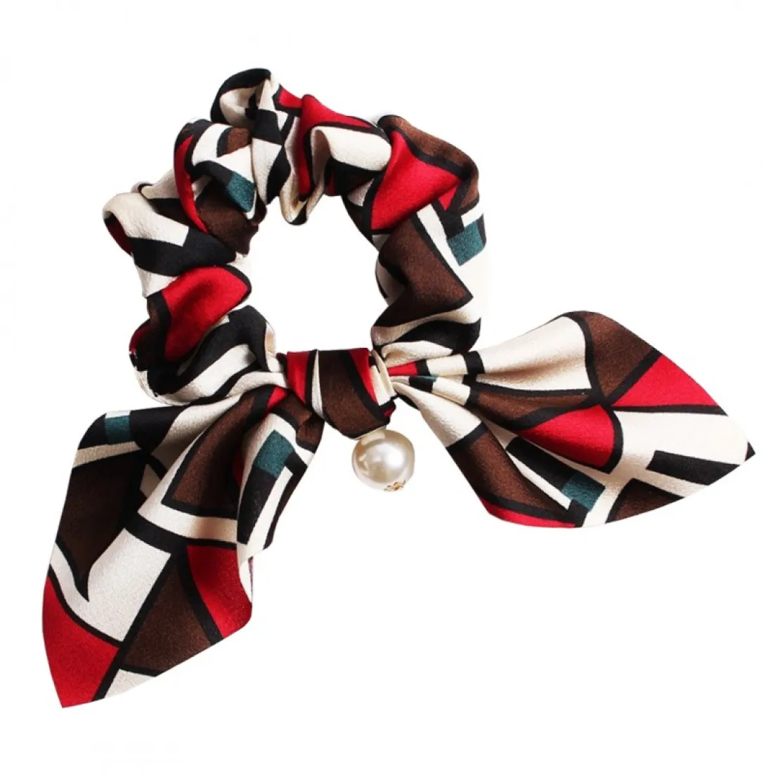 Gumička do vlasov s perlou