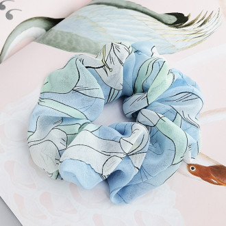 Gumička do vlasov Tropical - modrá