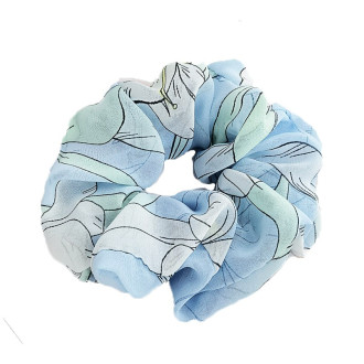 Gumička do vlasov Tropical - modrá