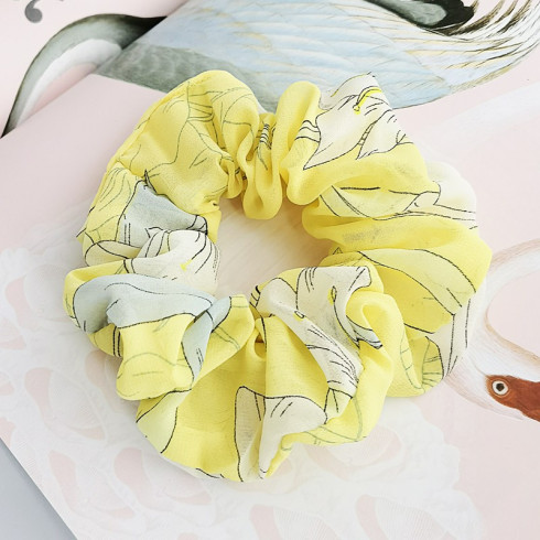Gumička do vlasov Tropical - žltá