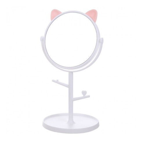 Kosmetické zrcadlo Kitty - bílé