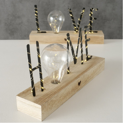 LED nápis HOME 30 cm