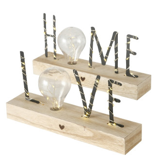 LED nápis HOME 30 cm