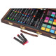 Maliarska sada v drevenom kufríku - 81 ks