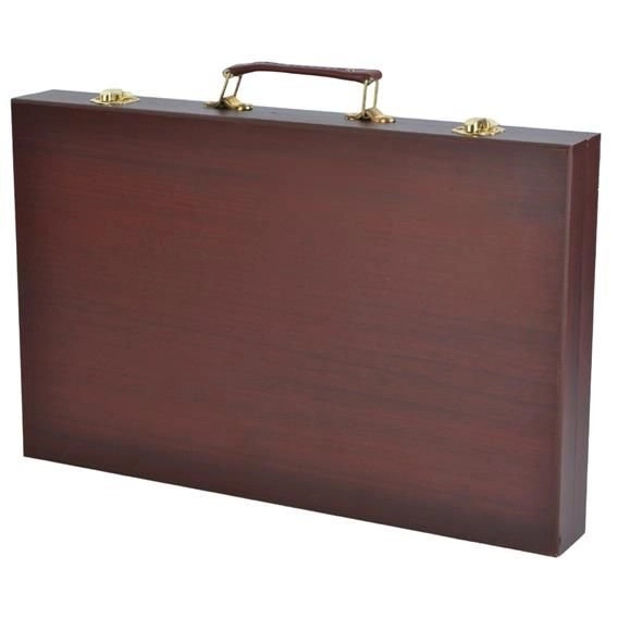 Maliarska sada v drevenom kufríku - 81 ks