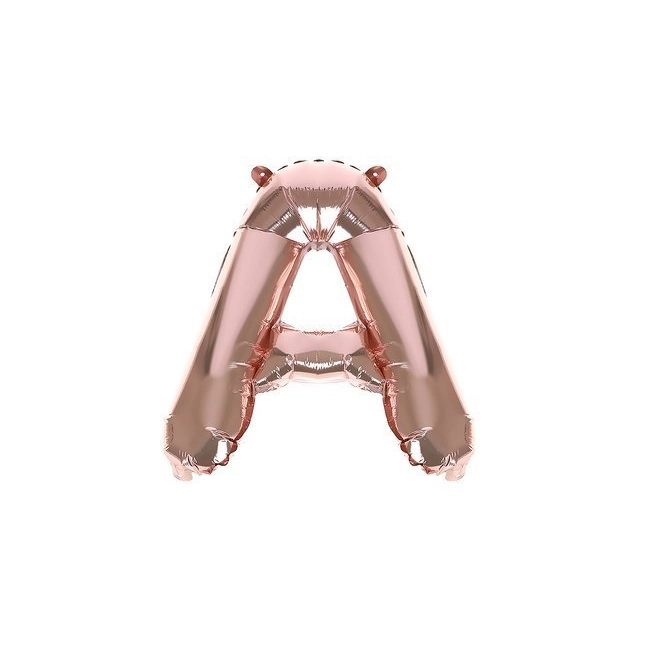 Narozeninové balóny - Happy Birthday, růžové zlato