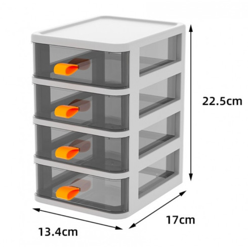 Plastový organizér - 4 poschodový
