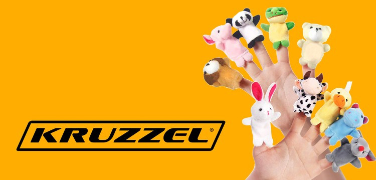 Sada 10 maňušiek - veselá zvieratka