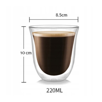 Termo poháre na kávu / caffe latté 220ml, 6 ks