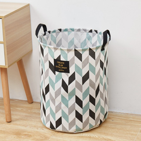 Úložný kôš na bielizeň - Enjoy Style modrý