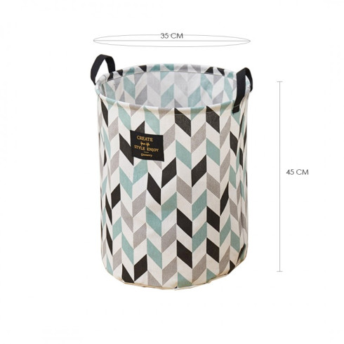 Úložný kôš na bielizeň - Enjoy Style modrý