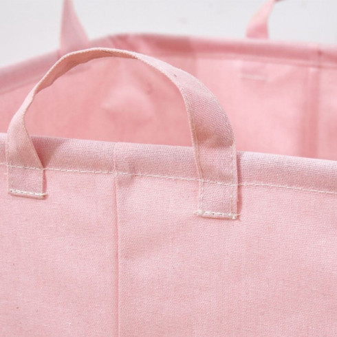 Úložný koš na hračky, 33 cm - růžový