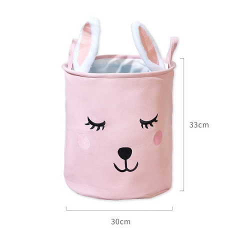 Úložný kôš na hračky - jednorožec s ušami, 28 cm