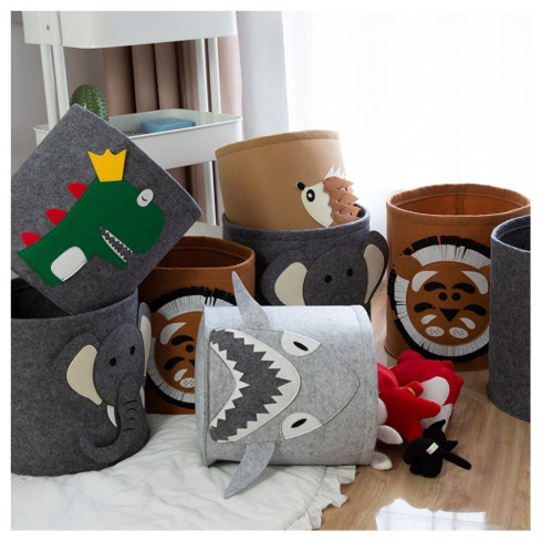 Úložný kôš na hračky Medvedík, 35 cm