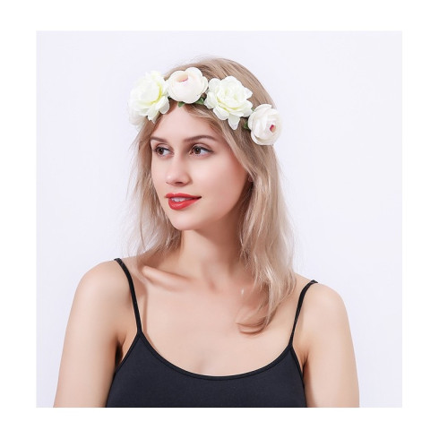 Venček do vlasov - kvety biele