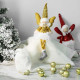 Vianočná dekorácia anjel 34cm - zlatý