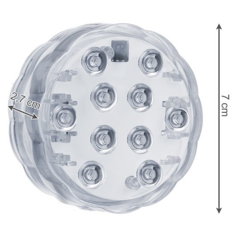 Vodotesné LED RGB osvetlenie s diaľkovým ovládačom 2 ks